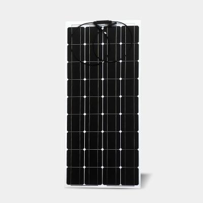 China New Promotion Flexible Solar Panel ALL BLACK Flexible Solar Panels 18v 12v Flexible Solar Panel 150 Watt 180w 300w 400w 185*115*25mm for sale