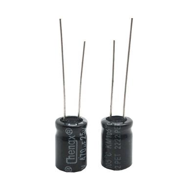 China Smart home appliances in electrolytic capacitor free goods within 470UIF current 25V 8*12volume for sale