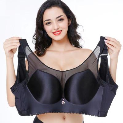 China Full cup women big boobs QUICK DRY plus size bra cotton ladies cup bra big girls breathable sexy seamless lace women for sale