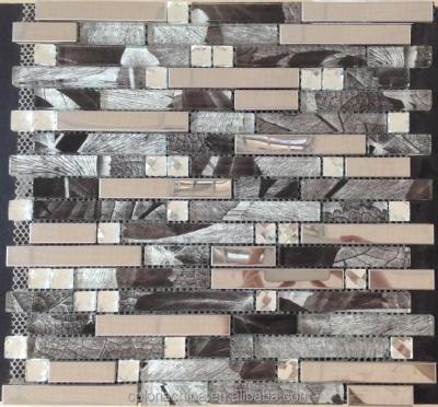 China Parquet Crystal Mosaic Tile 300X300MM, tile mosaic, swimming pool tiles 23X23 25X25 30X30 15X15 for sale