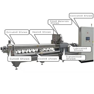 China Food Beverage Factory Automatic Oat Flakes Making Processing Line Core Flake Extrusion Production Machine Breakfast Cereal Line for sale