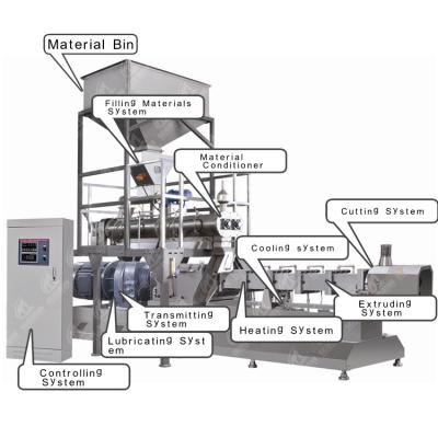 China Large Capacity Dry Wet Dog Pet Food Pellet Processing Line for sale