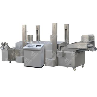 China food & Beverage Factory Automatic Continuous Fryer Machine For Snacks Made In China for sale