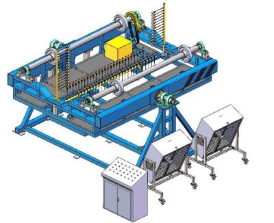 Κίνα 3000L βράχος ανοικτών φλογών μηχανών RR Rotomolding δεξαμενών νερού - και - μηχανή ρόλων προς πώληση