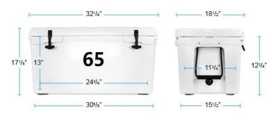 China 65L Ice Cooler Box Solid Billet Aluminum Rotomoulding Rotational Mold for sale