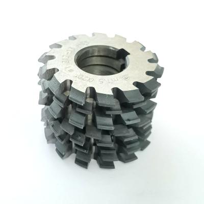 China HSS M1.5 PA20 HIGH SPEED STEEL Degrees Bore 22MM #1-8 Speed ​​Spiral Cutting Tools Milling Cutter Module Gear Milling Cutters for sale