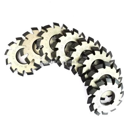 China 8Pcs M2 Set HSS M1 M2 M3 M5 M10 M12 HSS M1 M2 M3 M5 M10 M12 High Speed ​​Steel Spiral Gear Milling Cutter for sale