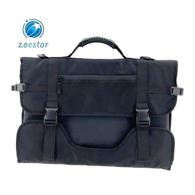 China Polyester Quick Response Laptop Case Black Briefcase Sling Shoulder Backpack Fully Opening Computer Case For Laptop Pack for sale