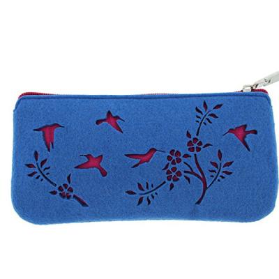 China Hot Fashion China Products Fashion Canvas Flower Felt Clutch Bags Women Handbags for sale