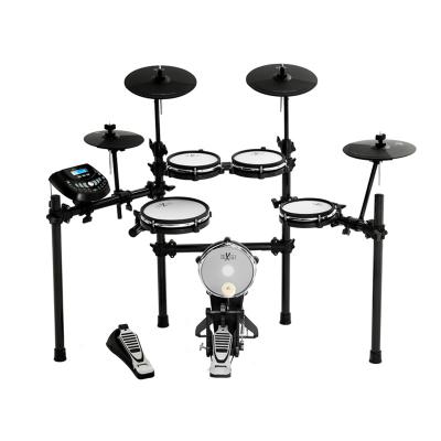 China Durable New Style Hot Selling Quality 9 Piece Full Mesh Drum Set Electronic Digital Drum Set for sale