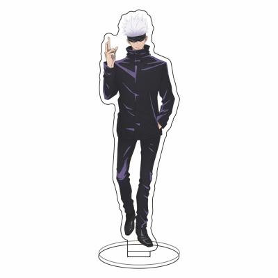 China Promotion Gift/Key Chain 35 New Style Jujutsu Kaisen Figure 16cm Acrylic Stand Plates Ornament Key Chain for sale