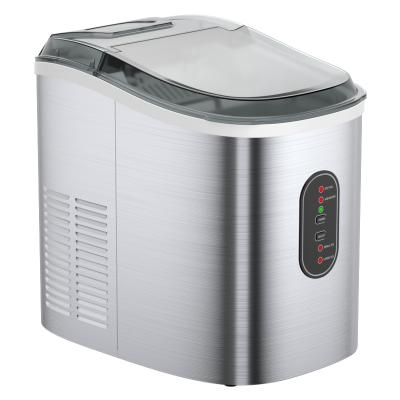 China Portable Car Stainless Steel 110v/220v Automatic Housing Ice Maker Machine for sale