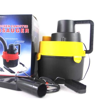 China Wet Dry Vacuum 12 Volt Auto Wet Dry Canister Vacuum Perfect For Car, Auto, Truck, Van, Or Vehicle. Low Powered 12 Volt Cigarette Lighter Plug for sale