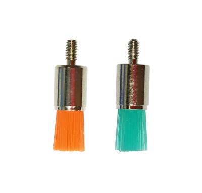 China Eco - Friendly Dental Appliances Flat Head Screw Colored Polishing Brushes for sale