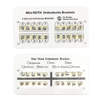 China Dental Instrument Braces Monoblock Orthodontics Teeth Straightener Bracket for sale