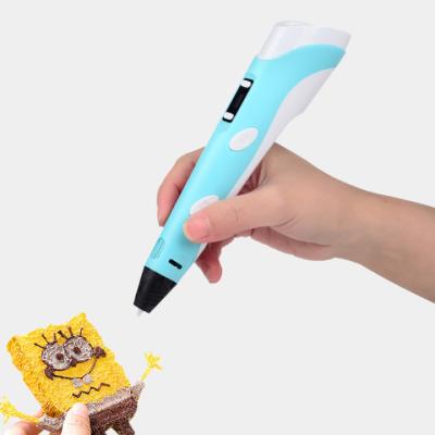 China LCD Display/Prototyping LCD Display Adjustable Wire High Quality Fast Motor Temperature Powering 3d Printer Pen Drawing Pens With Speed ​​Control for sale