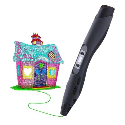 China New Patent Nozzle 4 Color 3D Printing Pen SL-300A Support PLA/ABS/PCL Low Temperature Speed ​​Control and Adjustable Temperature 3d Printing Pen with USB for sale