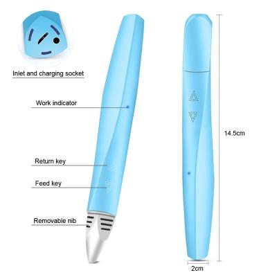 China Professional Home Use Dropshipping Gift Set Candy 4 Color 3d Stylus Pen Kids Graffiti 3d Printing Three-dimensional Pen With Touch Screen for sale