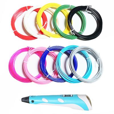 China No Bubble ABS Filament 20 Colors 10m 3d Printer Hot Sale Wholesale Pen Printing PLA Material 1.75mm Filament for sale