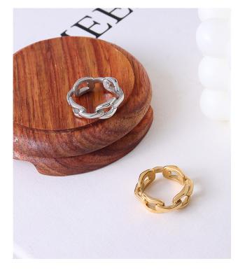 China Environmental Friendly Custom Silver Stainless Steel Mens Gold Chain Jewelry Rings for sale