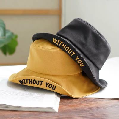 China 100% Custom COMMON Order Cotton Bucket Hat Embroidery Logo for sale