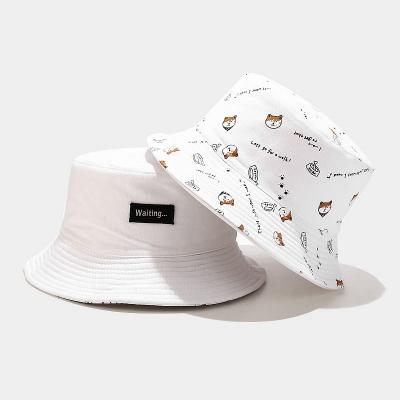 China Fashion soft and beautiful wholesale women's cotton bucket hat cotton joker foldable sun hat\korean style comfortable\durable for sale