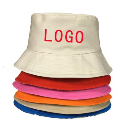 China 2020 Custom Colorful Picture Bucket Hats OEM Embroidered Printed Logo Kids Bucket Hat With Shield for sale