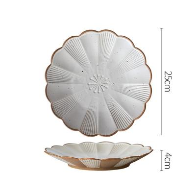 China Viable Classic Ceramic Cutlery Collection Chip Resistant Piece Plate And Round Bowl Set Dinner Set Plate for sale