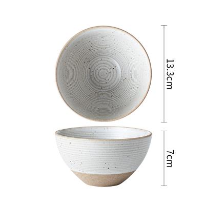 China Sustainable High Quality Custom Chinese Stoneware Bowls Mottled Luster Eramic Bowl for sale