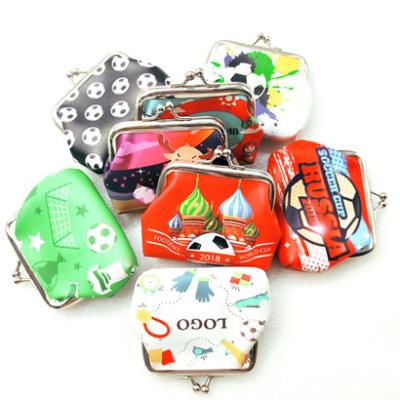 China European Custom Document Passport Holder Cup Customize Clasp Coin Purse Football Purse Kids Designer Purse for sale