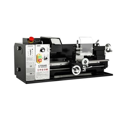 China Building Material Shops CT2140 Mini Lathe Machine Metal Worker Hobby Lathe For Metal Lathe 400mm for sale