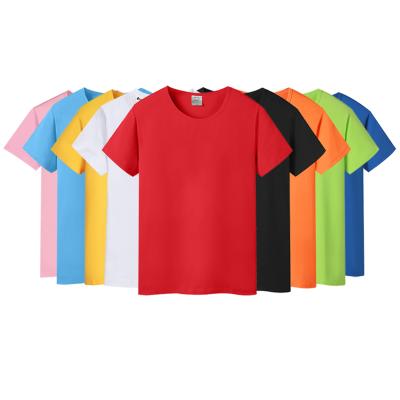 China Breathable Simple O-neck Children's Multiple Color T-shirts Kids Girl's and Boy's Unisex T-shirts for sale