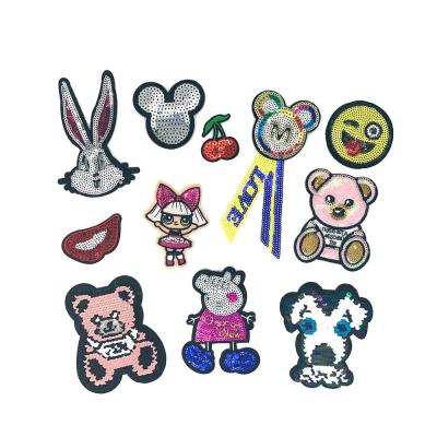 China Fashion cute cartoon eco-friendly sustainable design custom free low cost cartoon mickey embroidery designs for sale