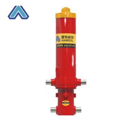 China Telescopic Hydraulic Dump Truck 4/5 Step Piston Cylinder Used For Tipper Dump Tractor Truck Trailer for sale