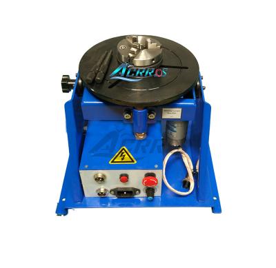 China Welding Machinery Repair Shops Small 10kgs BRW-10 Positioner Turntable 220V With Chuck 80mm From Acrros Supply for sale