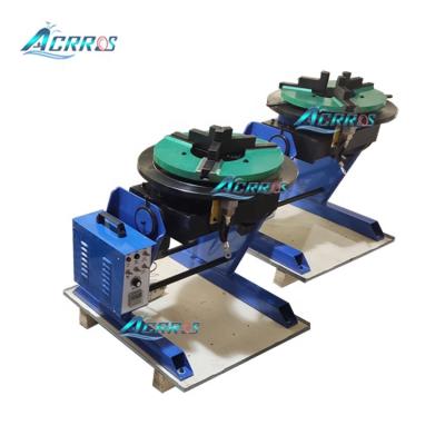 China Flange Pipe Turntable Positioner Welding Machine for 100kg with 200mm Welding Positioner Hole Diameter for Laser for sale