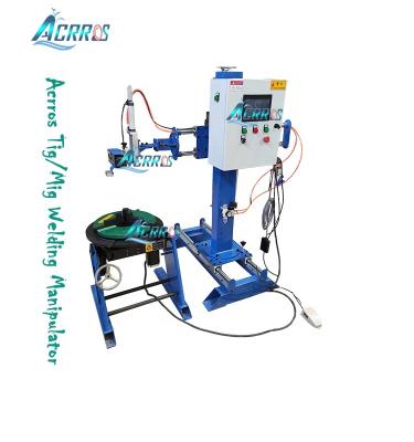 China Hotels Tank Seam Welding Manipulator , Welding Light Duty Column Boom Pipe Welding Manipulator 1x1m for sale