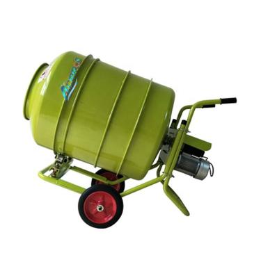 China Building Industry 80L 120L 350L Portable Mixer Capacity 2mm Wall Thickness Portable Mixer Electric Concrete Mixer Price for sale