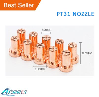 China Cutting Accessroies cheap plasma spare parts p80 plasma cutting welding nozzle and electrode for sale