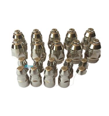 China P80 Panasonic Plasma Cutter Torch Wholesale Cost 1.1mm 1.3mm 1.5mm 1.7mm P80 Plasma Cutter Electrode Nozzle Nozzle Tips for sale