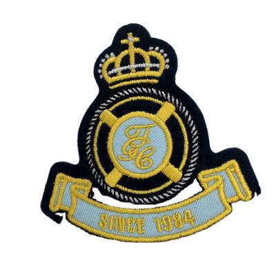 China 3D Factory 2021 Popular Direct Custom Embroidery Patch Badge Custom Size Iron On Patches for sale