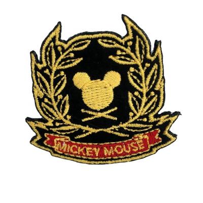 China 2021 Hot Sale 3D Custom Design Badge Embroidery Patch Waist Patch Pin On Sew On Clothes Custom Made for sale