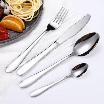 China Sustainable Economical Portuguese Colorful Stainless Steel 304 (18/10) Matte Black PVD Gold Kitchen Flatware Cutlery Set for sale