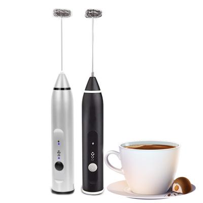 China New Sustainable Household Electric Handheld Portable Cappuccino Coffee Milk Frother With 3 Speeds for sale