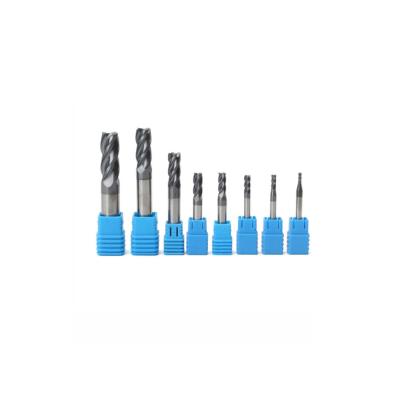 China 8pcs Aluminum 2-12mm 4 Flute Combo Cemented Carbide Cutter Tungsten Milling Cutter CNC Steel Tool for sale