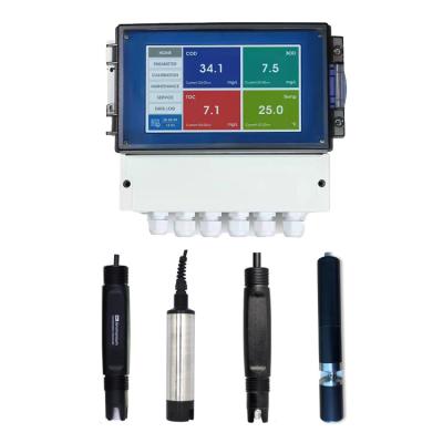 China PVC Film Color Screen , Touchpad Multiparameter Water Quality Monitor for sale