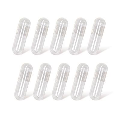 China Hpmc hard capsule 00 60,000pcs/carton separated size 00 clear empty hard veggie capsules for sale