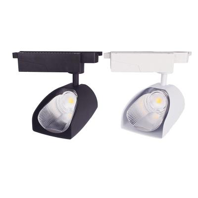 China EUROPEAN Rotatable 30W COB Led Track Light Foyer Spot Ceiling Spotlight Indoor Wall Mounted Track Light Magnetic Led Track Lights for sale