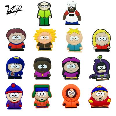 China Clog Charm 2022 Wholesale Hot Selling Customized Soft Creative PVC Fang Charm South Park Game Cartoon Shoe Accessories for sale