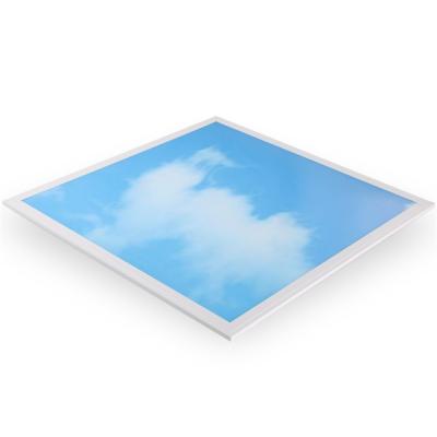 China Customized 2x2 ft Modern Blue Led Sky Ceiling Light Fixture Sky Panel for sale